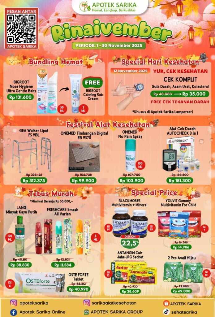 #diskonsusunovember #promoapoteksemarang #diskonsuplemen #promomenarikapotek